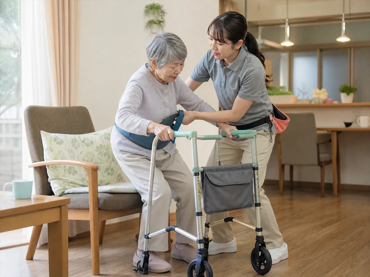 住宅型有料老人ホームの介護スタッフ