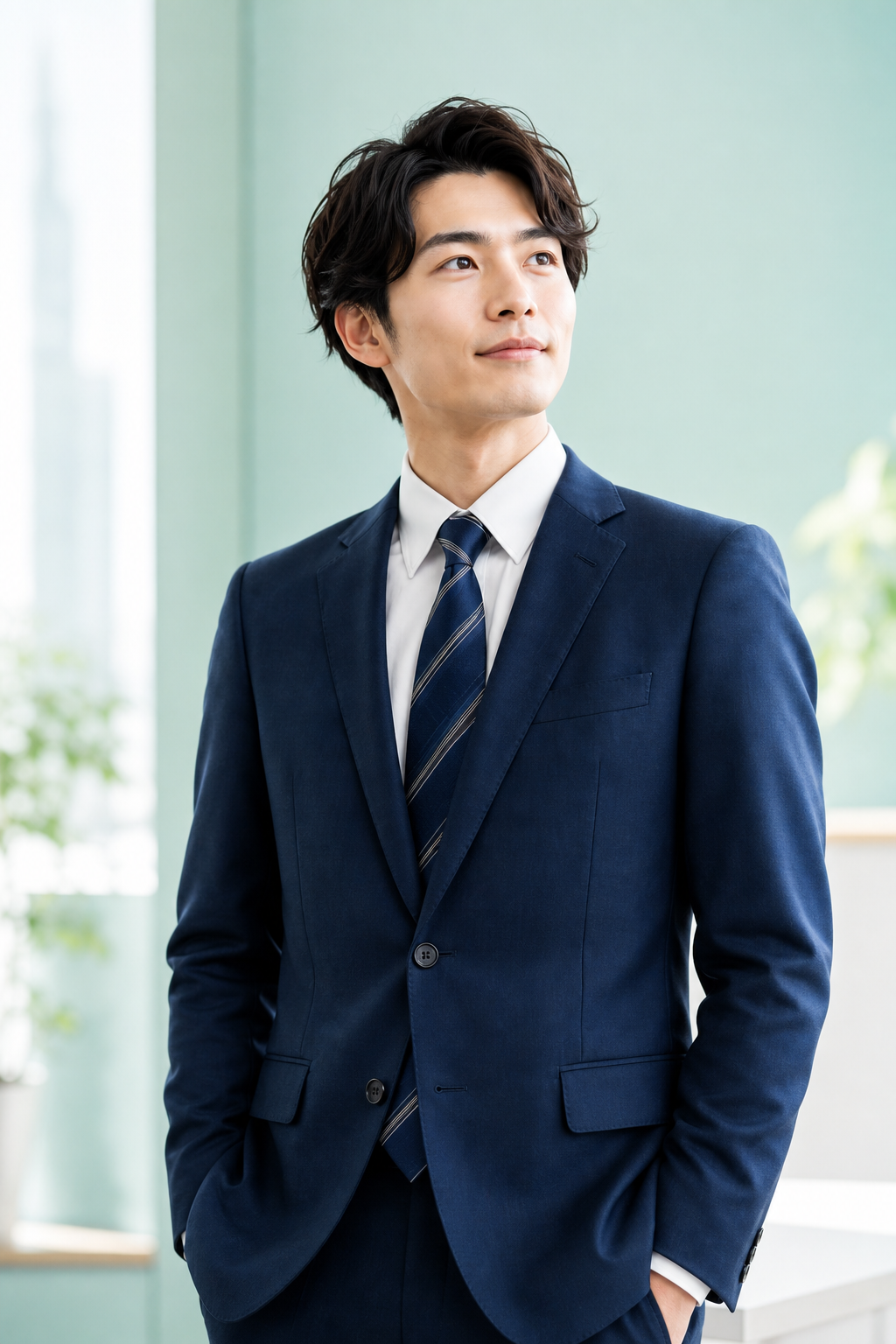 オフィスで働く人