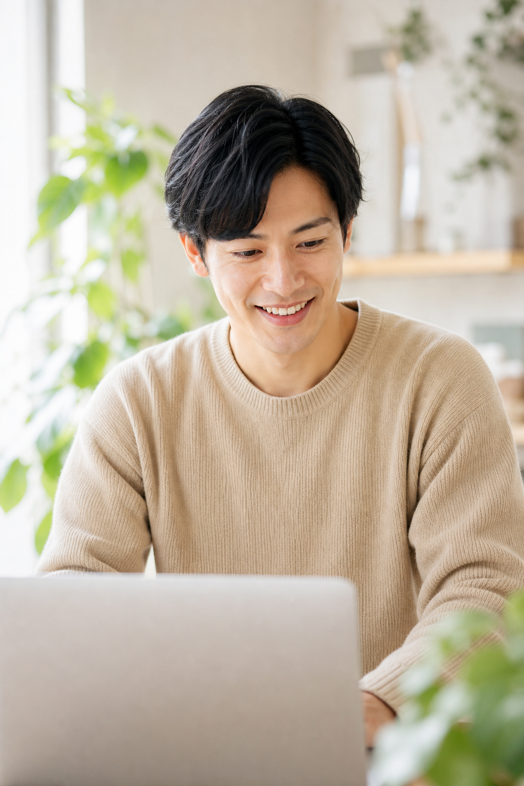 自然体で働く人